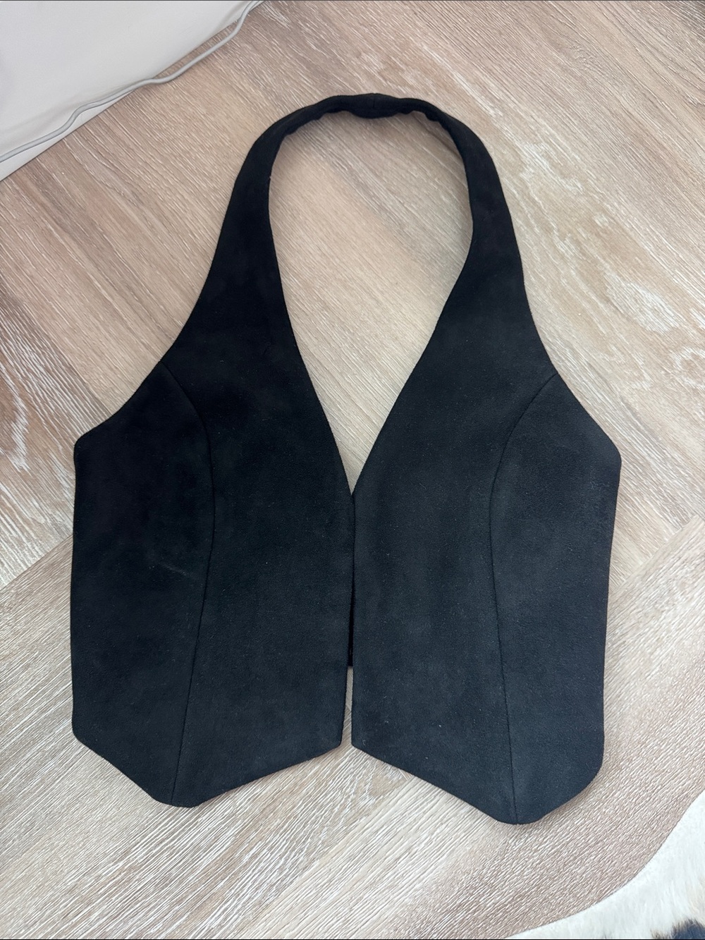 Black Halter Vest Top